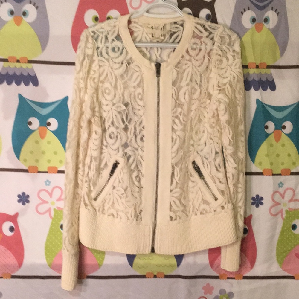 Free People lace jacket size Medium